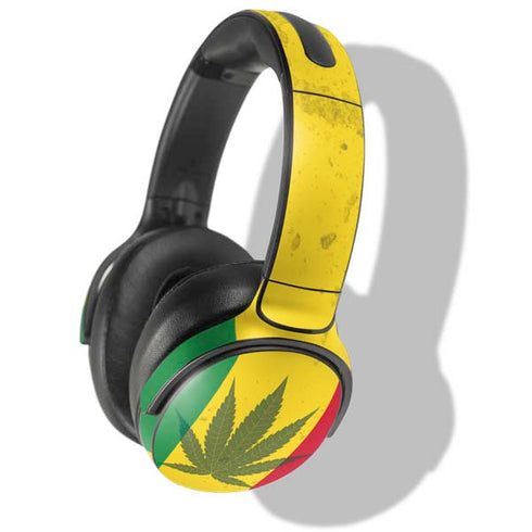 Marijuana Rasta Flag Skullcandy Venue Skin