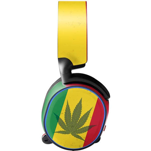 Marijuana Rasta Flag SteelSeries Arctis 3 Skin