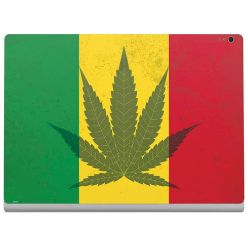 Marijuana Rasta Flag Surface Book 2 15in Skin