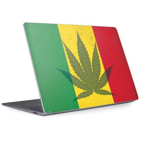 Marijuana Rasta Flag Surface Laptop 3 13.5in Skin