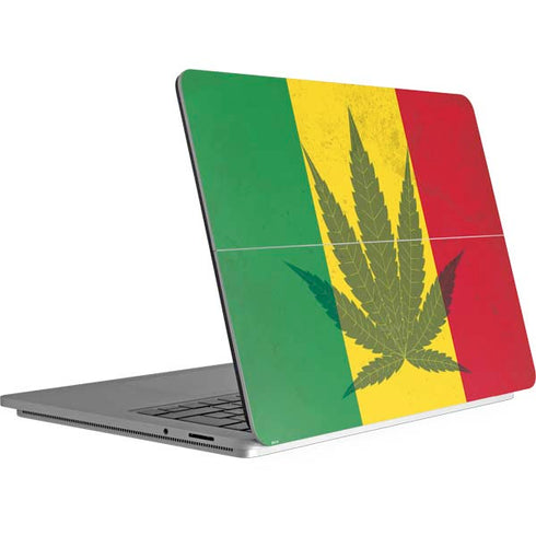 Marijuana Rasta Flag Surface Laptop Studio Skin