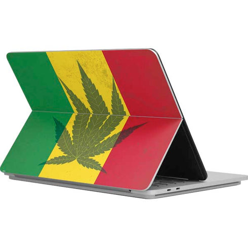 Marijuana Rasta Flag Surface Laptop Studio Skin