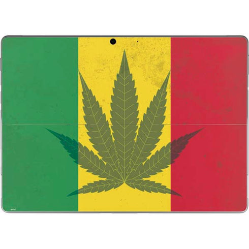 Marijuana Rasta Flag Surface Pro 9 Skin