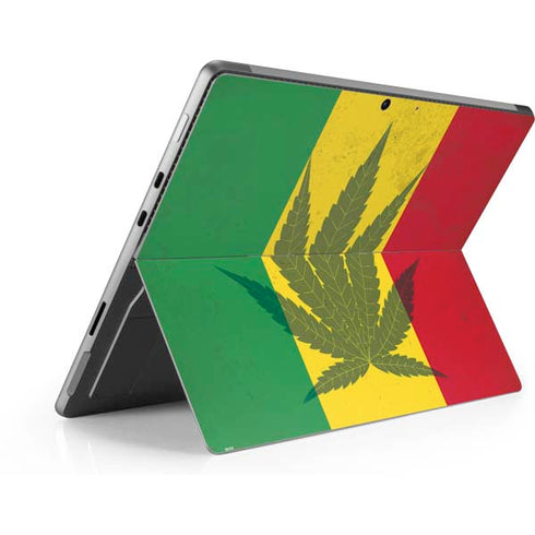 Marijuana Rasta Flag Surface Pro 9 Skin