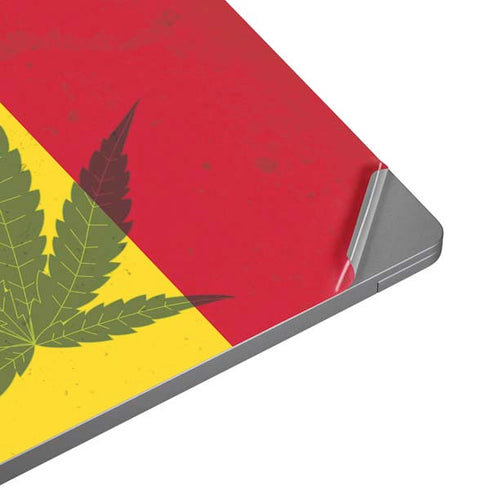 Marijuana Rasta Flag Universal Laptop 15in (12.2 x 8.8in) Skin