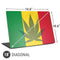 Marijuana Rasta Flag Universal Laptop 18in (14.6 x 10.6in) Skin