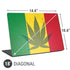 Marijuana Rasta Flag Universal Laptop 18in (14.6 x 10.6in) Skin