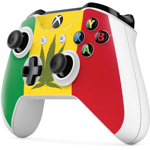 Marijuana Rasta Flag Xbox One S Controller Skin