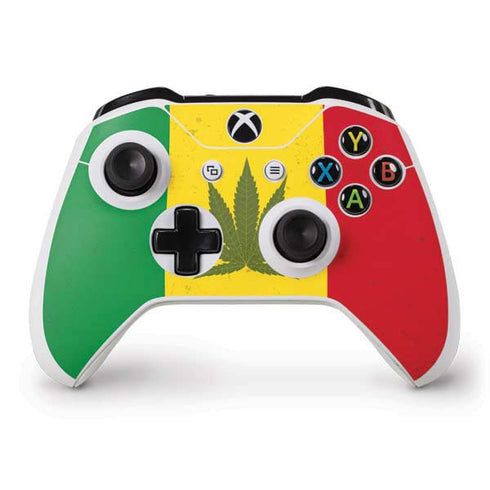 Marijuana Rasta Flag Xbox One S Controller Skin