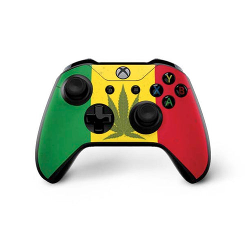 Marijuana Rasta Flag Xbox One X Controller Skin