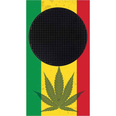 Marijuana Rasta Flag Xbox Series S Console Skin