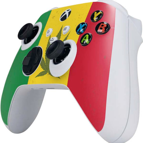 Marijuana Rasta Flag Xbox Series S Controller Skin