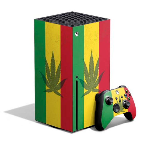 Marijuana Rasta Flag Xbox Series X Bundle Skin