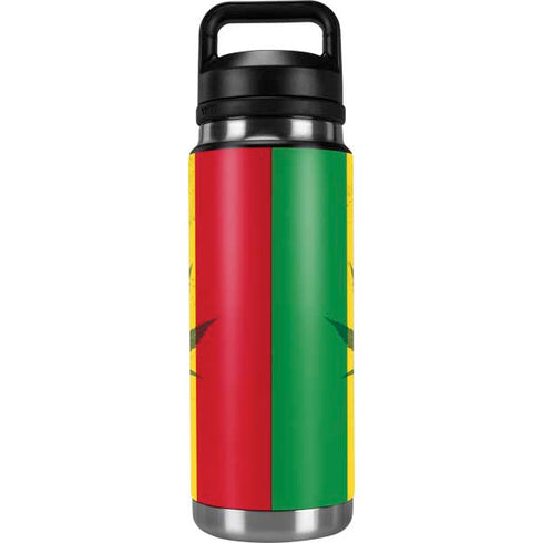 Marijuana Rasta Flag YETI Rambler 26oz Bottle Skin