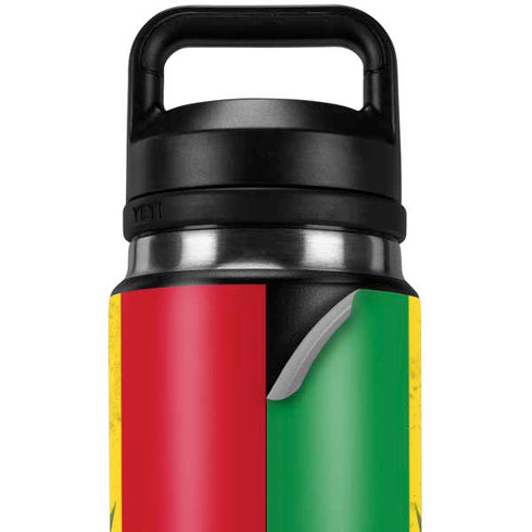 Marijuana Rasta Flag YETI Rambler 26oz Bottle Skin