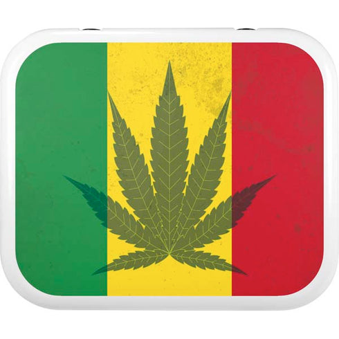 Marijuana Rasta Flag YETI Roadie 24 Hard Cooler Skin