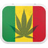Marijuana Rasta Flag YETI Roadie 24 Hard Cooler Skin