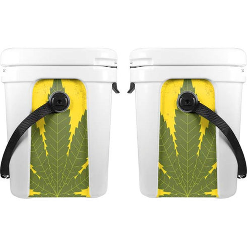 Marijuana Rasta Flag YETI Roadie 24 Hard Cooler Skin
