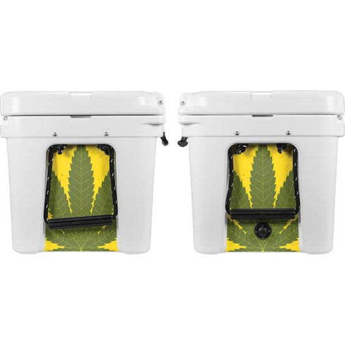 Marijuana Rasta Flag YETI Tundra 35 Hard Cooler Skin