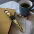 Marijuana Rasta Pattern Apple Watch Band 42-44mm