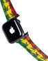 Marijuana Rasta Pattern Apple Watch Band 38-40mm