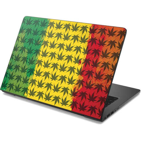 Marijuana Rasta Pattern Dell Chromebook Skin