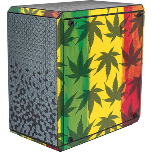 Marijuana Rasta Pattern Cooler Master MasterBox Q300L Mini Tower Skin