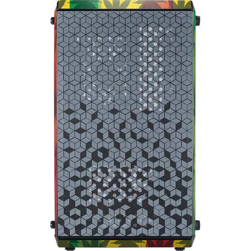 Marijuana Rasta Pattern Cooler Master MasterBox Q300L Mini Tower Skin