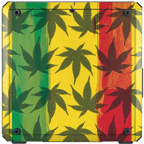 Marijuana Rasta Pattern Cooler Master MasterBox Q300L Mini Tower Skin
