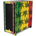 Marijuana Rasta Pattern Corsair 4000D Tempered Glass Mid-Tower ATX Case Skin