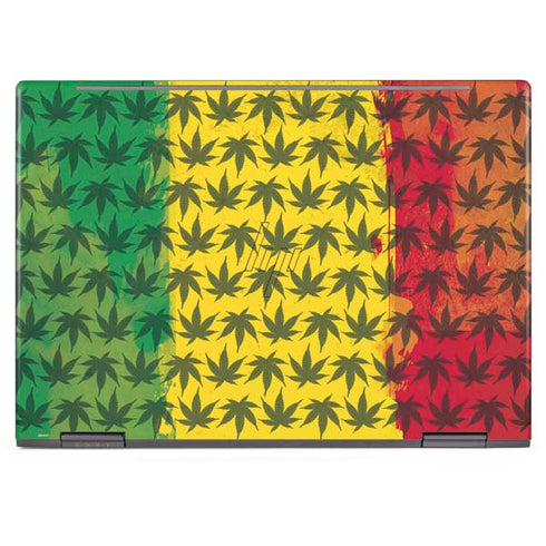 Marijuana Rasta Pattern HP Envy Skin
