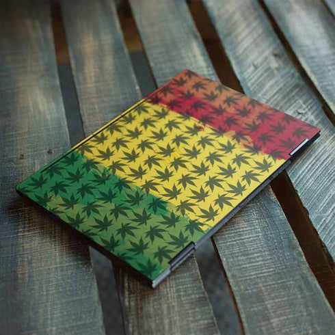 Marijuana Rasta Pattern HP Envy Skin