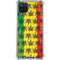 Marijuana Rasta Pattern Galaxy A12 Clear Case