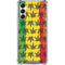 Marijuana Rasta Pattern Galaxy A14 5G Clear Case