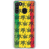 Marijuana Rasta Pattern Galaxy A21 Clear Case