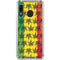 Marijuana Rasta Pattern Galaxy A30 Clear Case