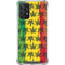 Marijuana Rasta Pattern Galaxy A72 5G Clear Case