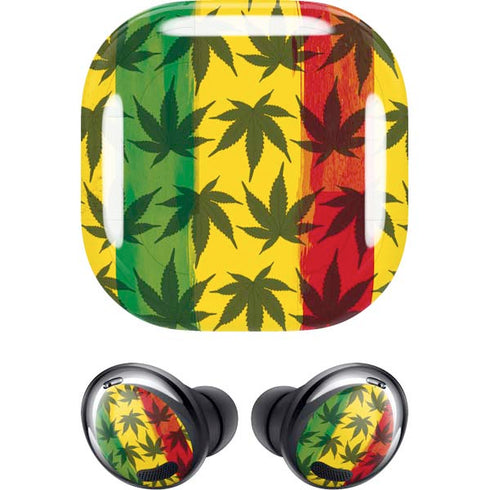 Marijuana Rasta Pattern Galaxy Buds Pro Skin