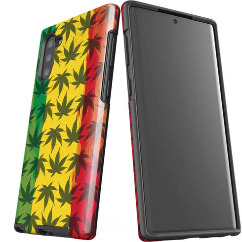 Marijuana Rasta Pattern Galaxy Note 10 Pro Case