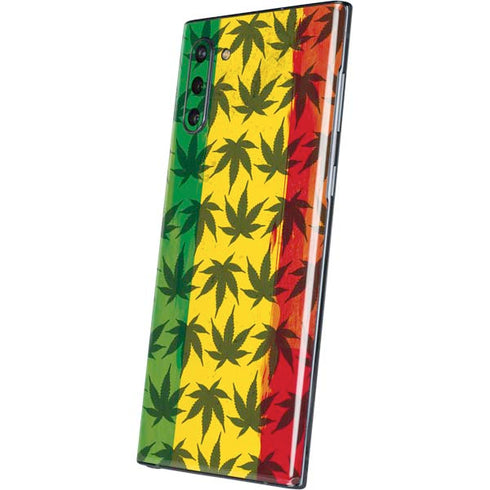 Marijuana Rasta Pattern Galaxy Note 10 Skin