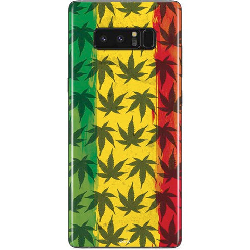 Marijuana Rasta Pattern Galaxy Note 8 Skin
