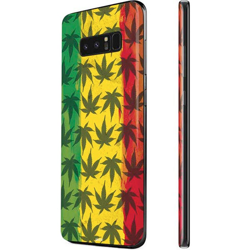 Marijuana Rasta Pattern Galaxy Note 8 Skin