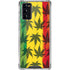 Marijuana Rasta Pattern Galaxy Note20 5G Clear Case