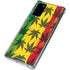 Marijuana Rasta Pattern Galaxy Note20 5G Clear Case