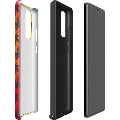 Marijuana Rasta Pattern Galaxy Note20 5G Pro Case