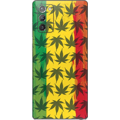 Marijuana Rasta Pattern Galaxy Note20 5G Skin
