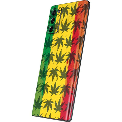 Marijuana Rasta Pattern Galaxy Note20 5G Skin