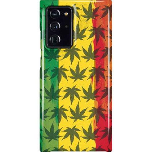 Marijuana Rasta Pattern Galaxy Note20 Ultra 5G Lite Case
