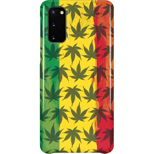 Marijuana Rasta Pattern Galaxy S20 Lite Case