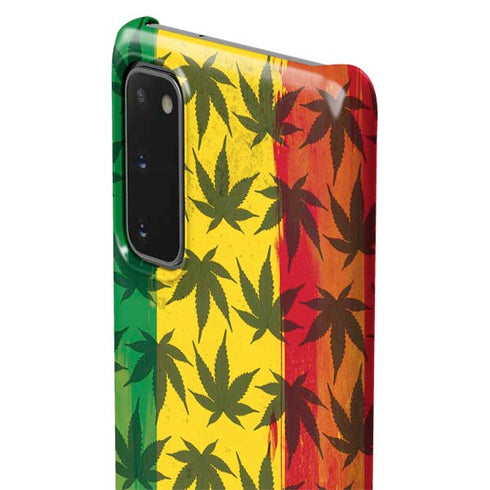 Marijuana Rasta Pattern Galaxy S20 Lite Case